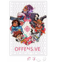 Overwatch Offensive Puzzle 240 Parça Yapboz