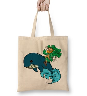 Cute Leprechaun Riding a Whale St.jpg