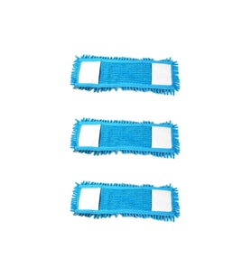 Mikrofiber 50 cm 3'lü ıslak kuru nemli makarna şönil palet tablet mop yedeği