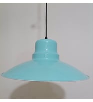 RİOLİGHT RETRO TURKUAZ İÇİ TURKUAZ TEKLİ METAL SARKIT ÇAP: 37CM (Siyah)