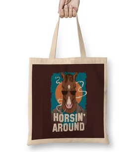Bojack Horseman Bez Çanta Uzun Saplı