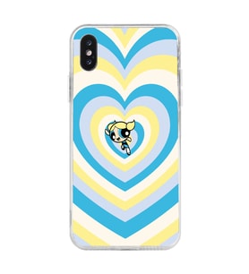 Iphone X ve XS Uyumlu Powerpuff Bubbles Tasarımlı Şeffaf Telefon Kılıfı