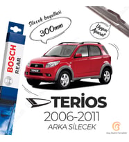 Bosch Rear Arka Silecek Daihatsu Terios 2006-2011 ile uyumlu (Siyah)