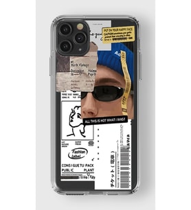 Iphone 11 Pro Max Uyumlu Baskılı Yumuşak Silikon Şeffaf Telefon Kılıfı