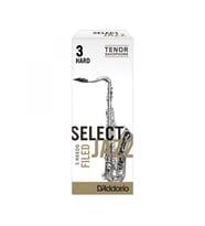 D'Addario RSF05TSX3H Select Jazz Unfiled Tenor Saksafon Kamışı No: 3 Hard (Profesyonel/Caz) - 5'li Paket  Unfiled Kesim ve Güçlü Caz Tonu