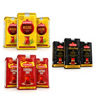 Çaykur Rize 1 kg - Tiryaki 1 kg - Altınbaş 500 gr 9 lu Karma Paket