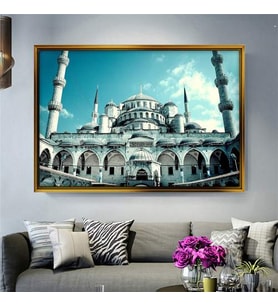 Altın Çerçeveli dekoratif tablo a1611 (Gold)