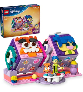 LEGO Disney Ters Yüz 2 Duygu Küpleri 43248 9 Yaş ve Üzeri Çocuklar için Pixar’dan Neşe ve Kaygı Kara (Çok Renkli)
