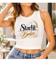 BK Gift Sıfır Kol Fitilli Crop Bluz - Esnek Likralı Günlük Crop-11