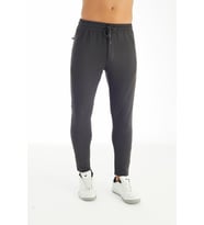 Crozwise 2192-06 Antrasit_Yeşil Ottoman Dar Paça Erkek Spor Pantolon