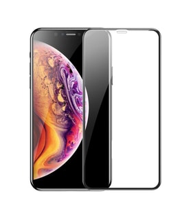 Iphone 11 PRO Tam Kaplayan Kırılmaz Cam Koruyucu 5d 9d Siyah