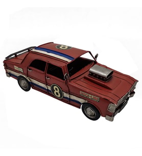 Dodge Charger Champion - Vintage Yarış Arabası Metal Dekoratif Model