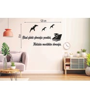 Leylaser  120*80 cm  Güzel Günler Göreceğiz Çocuklar Ahşap Duvar Yazısı