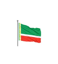 Çeçenistan Gönder Bayrağı 50x75 (Çok Renkli)