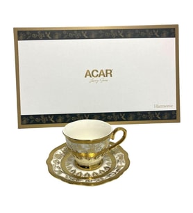 Acar HXF-06927 Harmonie Gold Yaldızlı 6lı Kahve Fincan Takımı