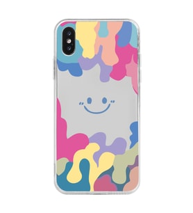 Iphone XS MAX Uyumlu Smile Tasarımlı Şeffaf Telefon Kılıfı