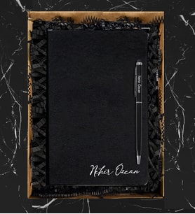 Kişiye Özel Defter Kalem (Siyah)