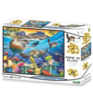 Prime 3D - Kaplumbağa Plajı 48 Parça Puzzle 10686