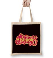 Horse Riding Equestrian Sport Cowboy Cowgirl Saddle Stable Bez Çanta Uzun Saplı