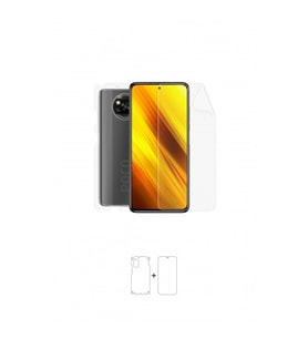 Xiaomi Poco X3 Nfc Full Body Ekran Koruyucu Ön Arka Yan Darbe Emici Poliüretan Film