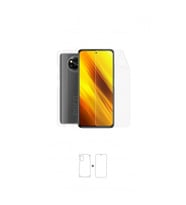 Xiaomi Poco X3 Nfc Full Body Ekran Koruyucu Ön Arka Yan Darbe Emici Poliüretan Film