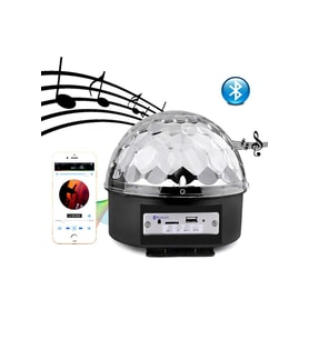 Bluetooth Sd Aux Usb Led Disko Lamba Topu Speaker GO-53-vice 00857