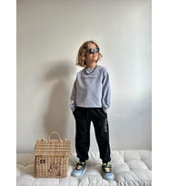 Cg Kids Green Black Enjeksiyon Baskılı (Silikon Işleme) 2 Iplik Kumaş Erkek Çocuk Alt Üst Takım Süper Kalite (Gri)