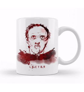 Silence Of The Lambs Lecter Kupa Bardak Porselen