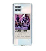 Oppo Reno 4 Lite Uyumlu Stranger Things Minimalist Poster Desenli Şeffaf Telefon Kılıfı