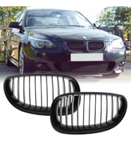 Bmw E60 Mat Siyah Ön Panjur Seti 2004-2009 51137027061/062