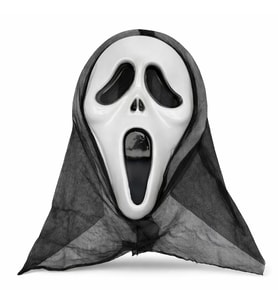 Northcity Kapşonlu Çığlık Maskesi - Scream Film ile Uyumlu Hayalet Maskesi 33x21 Cm