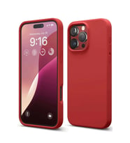 Newface Apple iPhone 16 Pro Kılıf First Silikon - Kırmızı
