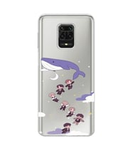 Redmi Note 9 Pro / 9s Uyumlu Sevimli BTS Karakterler Tasarımlı Şeffaf Telefon Kılıfı