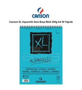 Canson XL Aquarelle Sulu Boya Blok 300g A4 30 Yaprak
