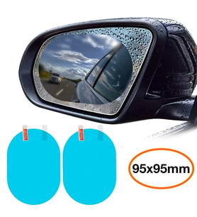 Baseus 95x95mm Araç Oto Yan Dikiz Ayna Yağmur Su Kaydırıcı Sis Önleyici Film 2 - HPSBYI5755-9