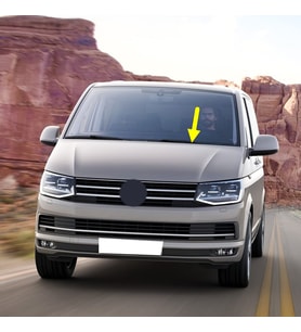 VW Caravelle 2016-2019 Ön Cam Sol Sürücü Yön Silecek Kolu 7E1955409B (Siyah)