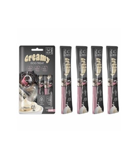 M-Pets Köpek Ödülü Creamy Morina Balıklı Biftekli 4 x 15 Gr