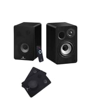 Maxword RM-400BK Aktif Stüdyo Referans Monitörü 4 İNÇ ÇİFT Bluetooth USB 140 Watt
