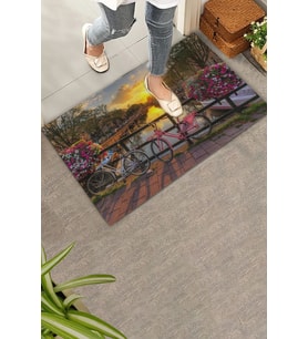 Valerine Life Sevda Köprüsü Gün Batımı Welcome Hoş Geldiniz Kapı Önü Paspası 45x70cm