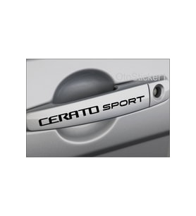 Kia Cerato Sport Kapı Kolu Sticker Set 8 Ad 10*1,5 Cm