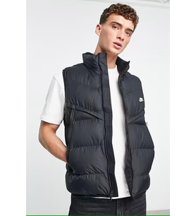 Nike Sportswear Storm Fit Windrunner Synthetic Fill Men's Vest Erkek Su İtici Şişme Yelek Siyah