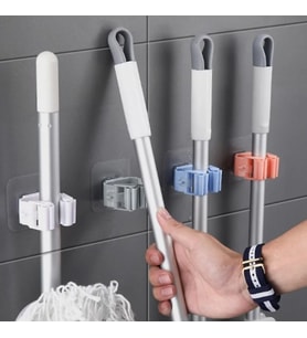 Yapışkanlı Mop Tutucu Seti 4 adet
