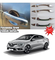 Renault Megane 4 Kapı Kolu Kromu Nikelajı  2016 Sonrası