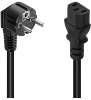 C7 Power Kablosu, 15 Metre, 3x1 MM, Bilgisayar için Güç Kablosu, Siyah, Dayanıklı Malzeme