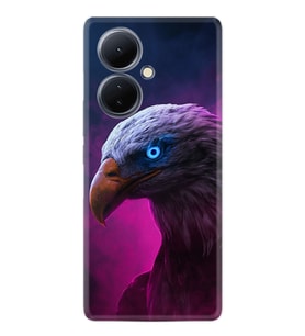 Vivo V29 Lite Kılıf Silikon Desen Özel Seri Kartal 1622