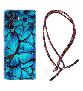 Huawei Nova Y70 Y90 Nova 9 SE  Kılıf Boyun Asklı Rasta Silikon Owl 1351