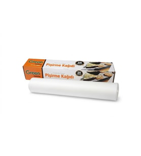 ŞeyliŞeyler - Green Yağlı Pişirme Kağıdı Rulo 37 cm x 50 m Kutulu 1 Adet
