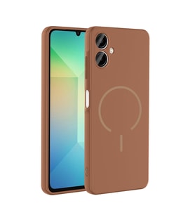 Samsung Galaxy A06 Uyumlu Kılıf M-safe Şarj Özellikli Zore Meta Kapak