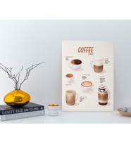 BK Home Coffee Tasarımlı Kanvas Tablo-21