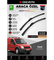 S-Dizayn Ford Connect Ön Cam Silecek Seti 2002-2013 Premium Araca Özel 55-50 Cm A+ Kalite
